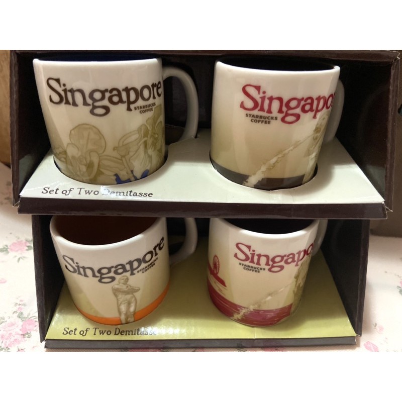 Starbucks 星巴克singapore 咖啡杯新加坡兩組