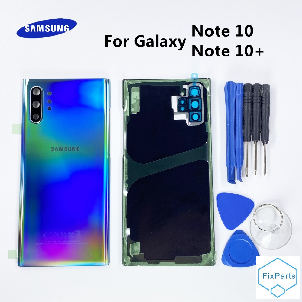 適用於三星 Galaxy Note 10 Plus N9750 N975F NOTE10 N970 N970F 後殼 +