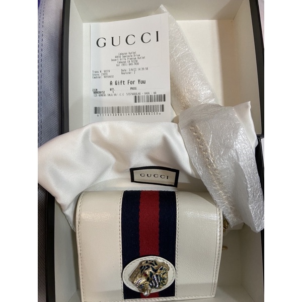 Gucci 虎頭短夾包有放千鈔層現貨全新