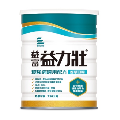 【益富 益力壯】糖尿病適用配方 香草/原味二種口味 750g (超取限4缶)