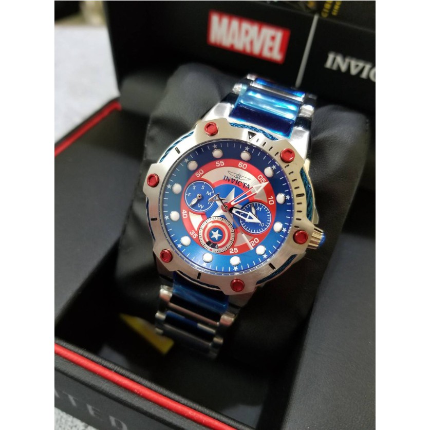 【INVICTA X MARVEL】Invicta 26983 英威塔 Marvel 漫威聯名 鋼索美國隊長