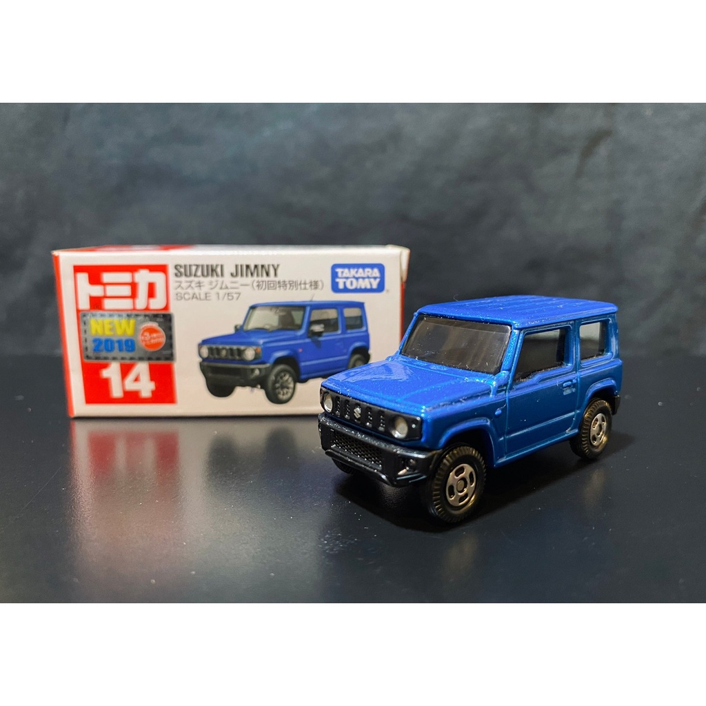 Tomica 初回14號車(車貼) 藍色 Suzuki Jimny