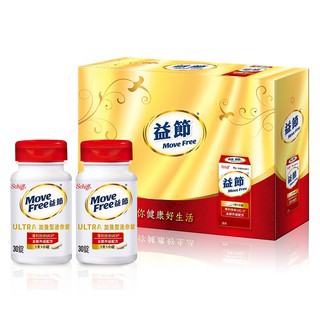 領券折扣!!【Schiff】Move Free益節加強型迷你錠禮盒(每組含30錠x2瓶)