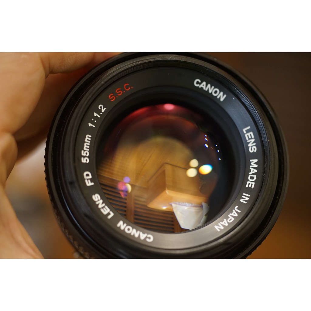 收藏級 Canon標準鏡皇 FD 55mm F1.2 S.S.C. 大光圈人像鏡(加購轉接 Sony E口)