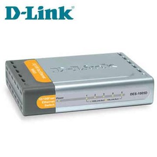 D-Link交換式集線器DES-1005D DES-1005D九成新
