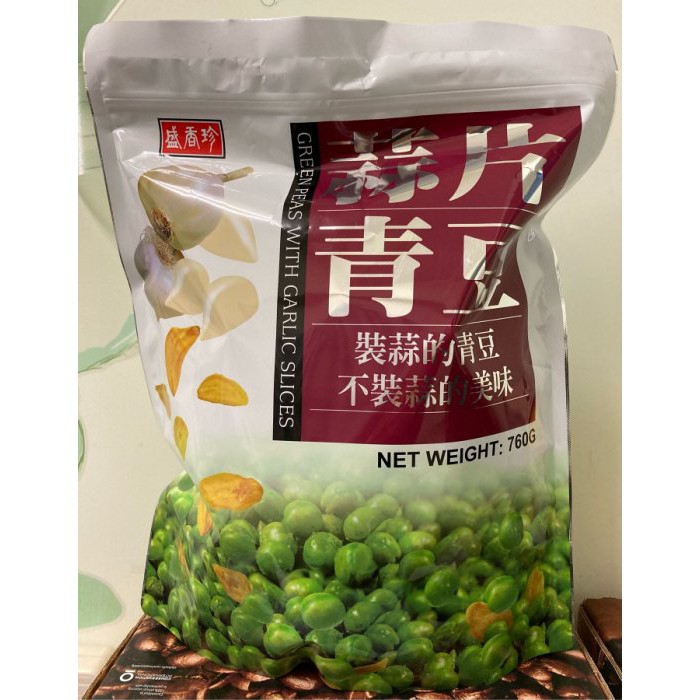 佩佩的店 Costco 好市多盛香珍shj 蒜片青豆760公克植物五辛素產地 台灣新莊可自取 蝦皮購物