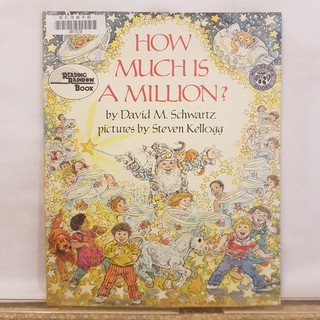 二手書📗英文繪本How Much Is a Million?//Steven Kellogg//科學、自然、知識