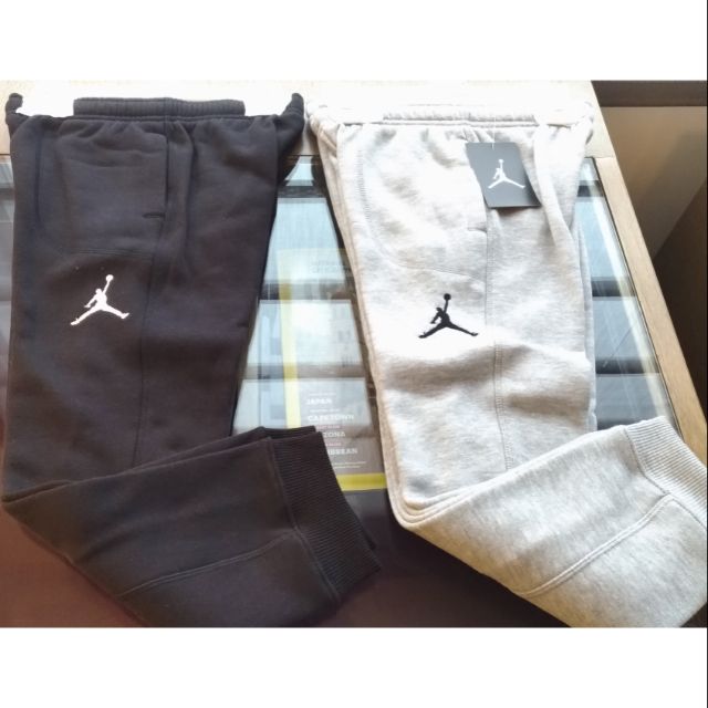 [美國代購 童裝現貨]Jordan 男童/女童 棉褲 黑灰藍色 logo/寫字兩款