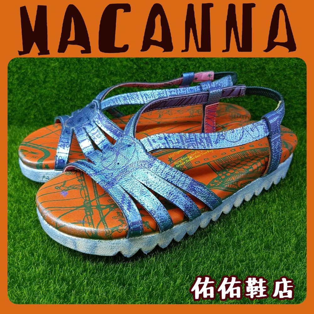 【佑佑鞋店】Macanna麥坎納專櫃 萊茵河系列  氣墊 真皮厚底涼鞋2