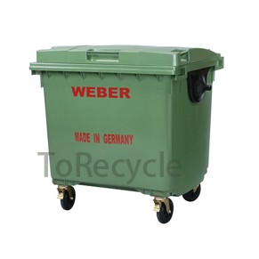 含發票 運費可議價 1100公升資源回收桶 垃圾子車 WEBER牌 德國製