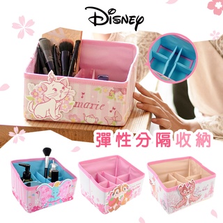Disney 迪士尼 櫻花系列 桌上磁扣收納盒 桌上收納 奇奇蒂蒂/瑪麗貓/小鹿斑比/小飛象