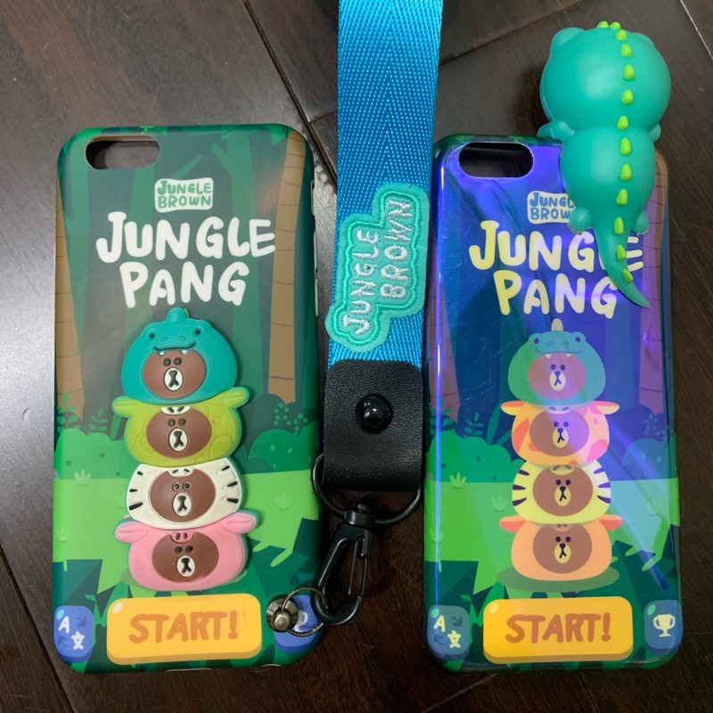 Iphone 6 6s 手機殼熊大line Friends Jungle Pang 蝦皮購物