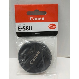 【玖華攝影器材】CANON E58II 58mm 原廠鏡頭蓋 58mm 鏡頭蓋