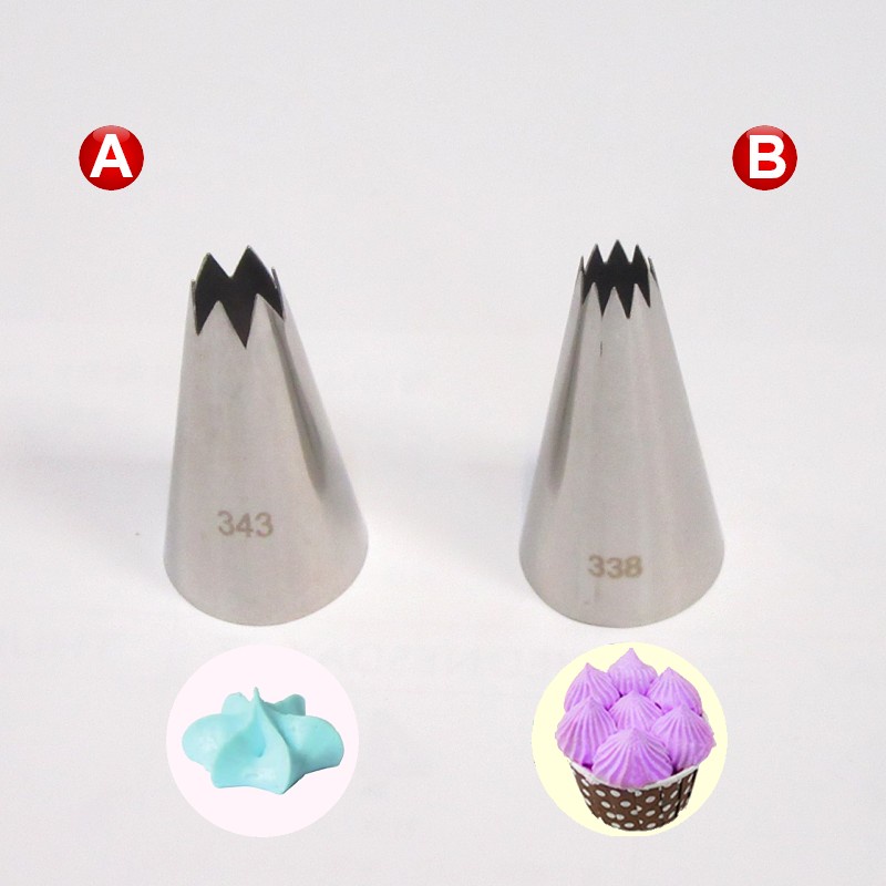 A 開放星形6齒花嘴 343原 3 B 開放星形10齒花嘴 中號 338原 862 蝦皮購物