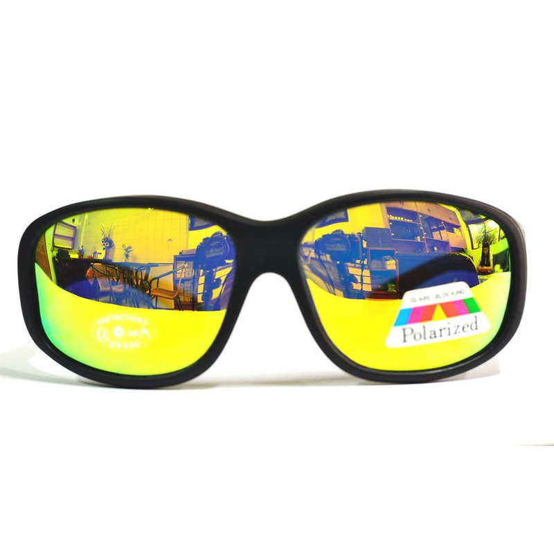 e視網眼鏡  WPM9413-霧黑框 強化偏光水銀太陽眼鏡(可內戴近視眼鏡或老花眼鏡 )檢驗合格