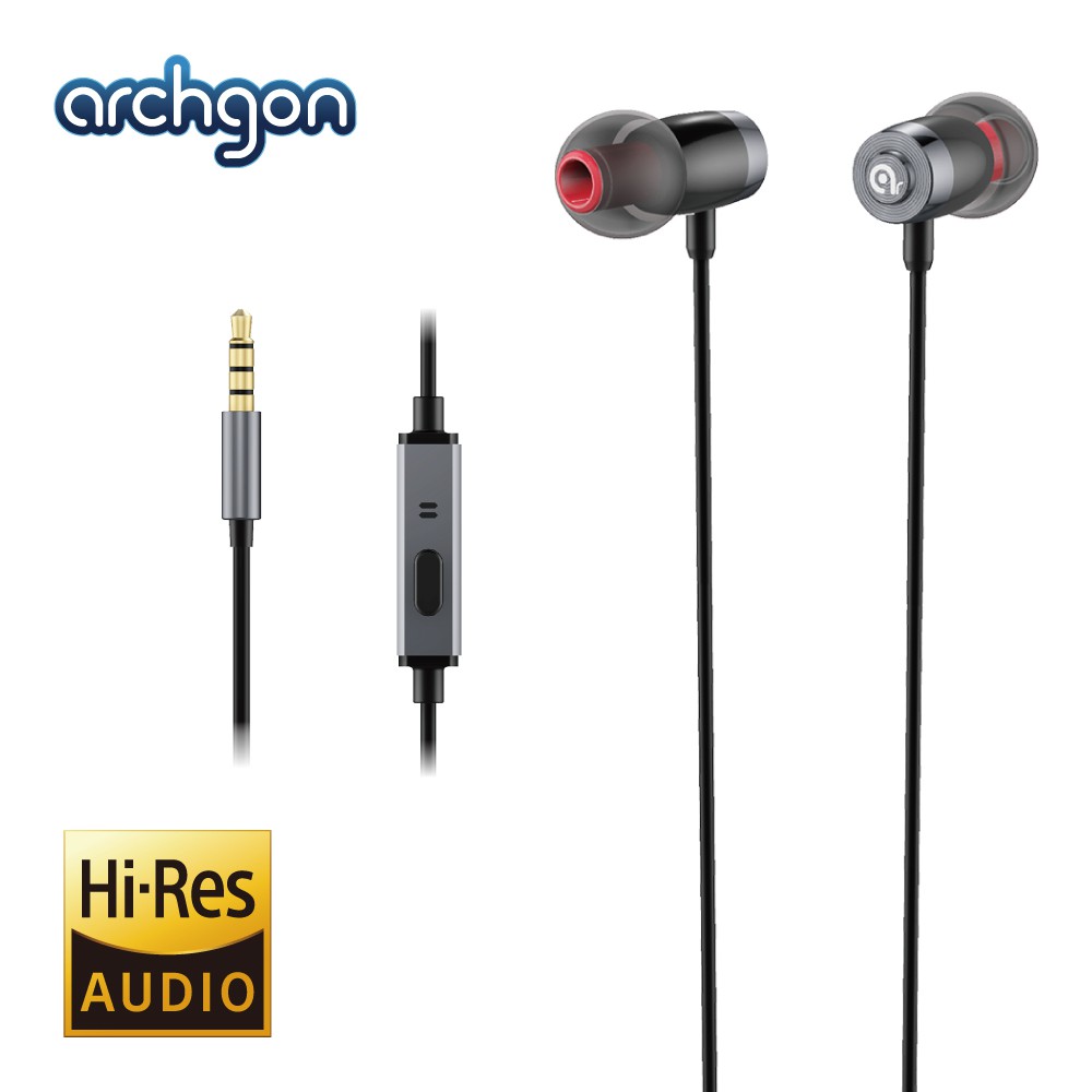 【Hi-Res認證】archgon Hi-Res 高解析入耳式耳機 高音質有線耳機 (AE-01K,Vivace)