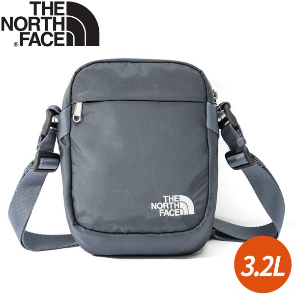 【The North Face 3.2L 側背包《灰》】3BXB/側背包/斜背包/休閒背包/通勤/出國/悠遊山水
