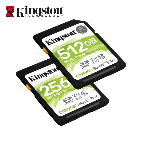 Kingston 金士頓 Canvas Select Plus 相機記憶卡 SDS2 256/512GB 現貨 廠商直送