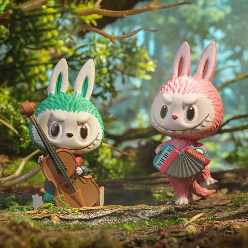 正版 絕版 labubu 音樂會 扭蛋 轉蛋 盒玩 popmart 泡泡馬特 盒抽 盲盒 吉他 手提琴 公仔 龍家昇