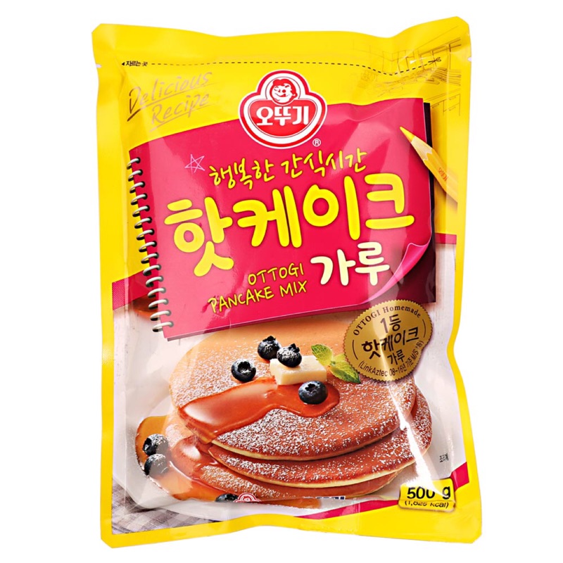韓國 不倒翁 ottogi 鬆餅粉 原味鬆餅粉 巧克力鬆餅粉