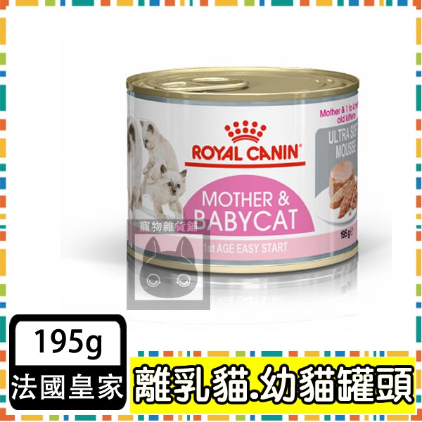 法國皇家 Royal Canin FHNW 皇家離乳貓與母貓專用濕糧BC34W 195克 幼貓罐頭 貓罐頭