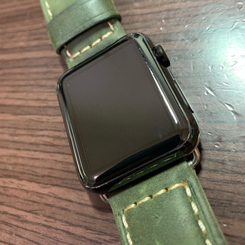 Apple Watch 42mm 太空黑不鏽鋼第一代 蝦皮購物