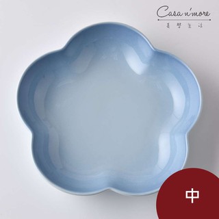 Le Creuset 花型盤 點心盤 盛菜盤 造型盤 中 海岸藍