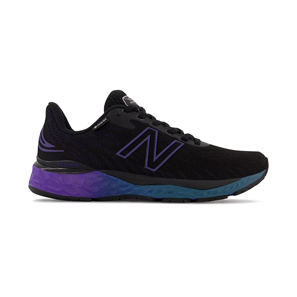 【NEW BALANCE】NB Fresh Foam 880v11 GTX 慢跑鞋 D楦 黑藍紫 女鞋 -W880X11