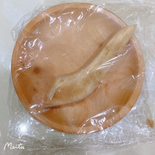木頭研磨器 Ulekan Kayu 19cm Cobek lumpang kayu