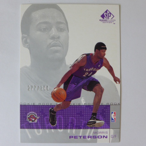 ~ Morris Peterson ~RC/NBA球星/莫里斯·皮特森 2001年.限量300張.新人卡