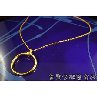 金聖公珠寶金行 ~ ㊣9999黃金墜子時尚圈圈造型 黃金潘朵拉墜子 pendant 潘朵拉墜子 黃金潘朵拉 黃金圈圈墜子