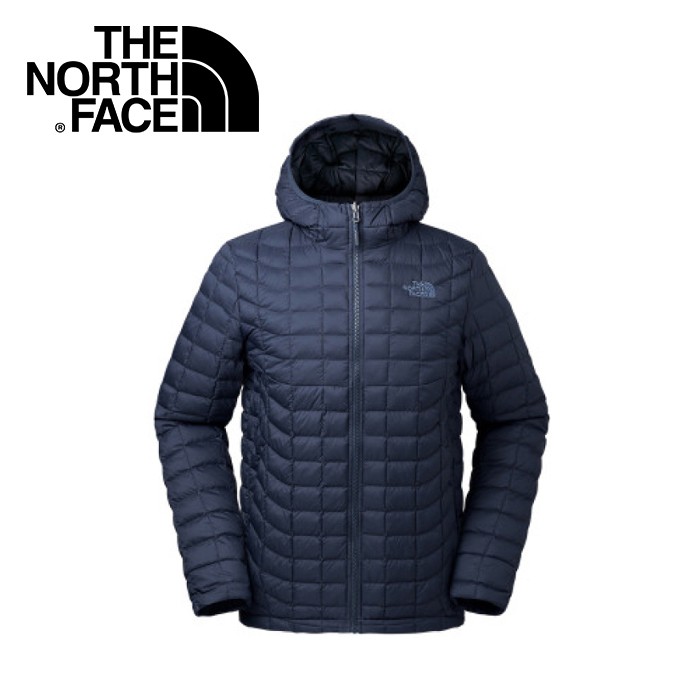 The North Face美國 男 ThermoBall保暖兜帽外套《深藍》暖魔球/輕便打包/可套接/366/悠遊山水