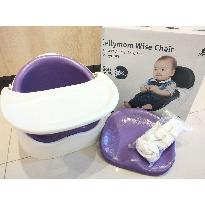 【JellyMom】韓國製全新設計多功能組合式幫寶椅/類育成椅(附安全帶)