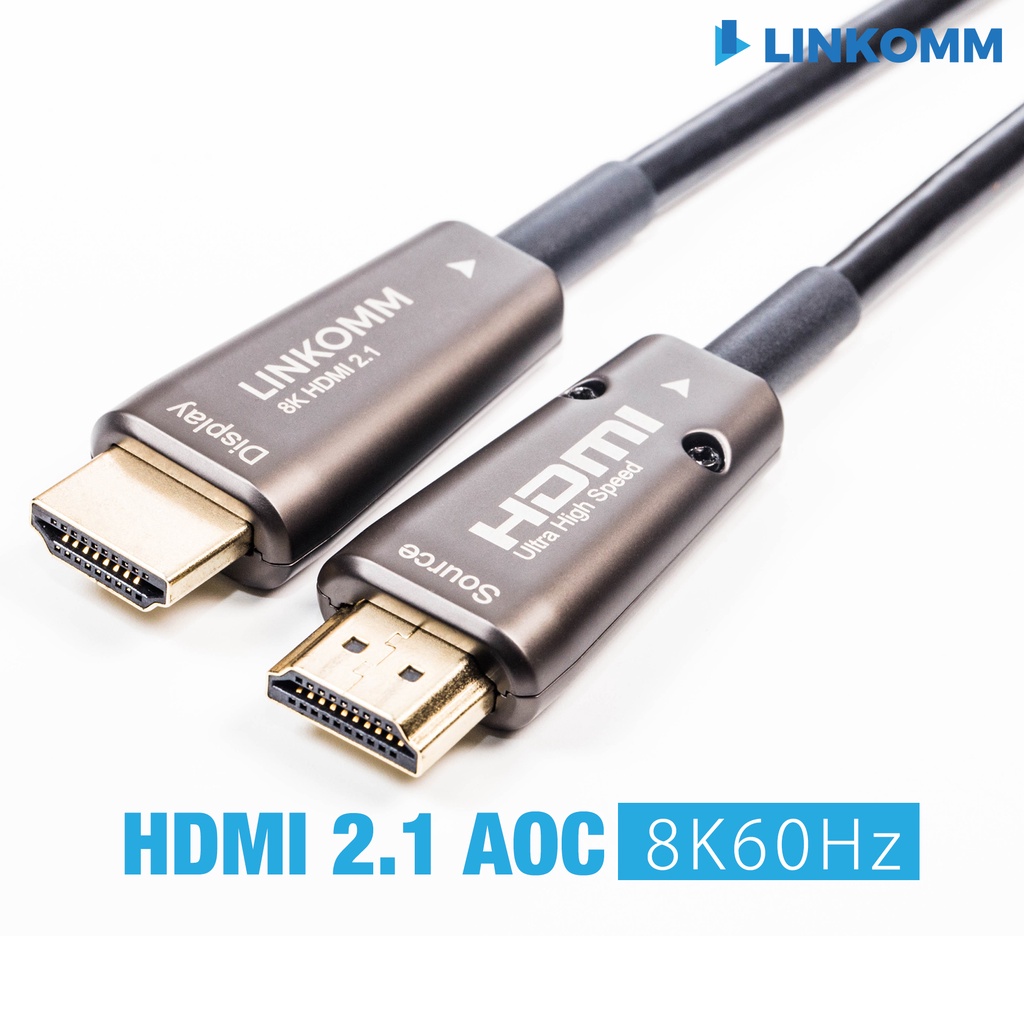 【LINKOMM】HDMI AOC 2.1 光纖線 8K@60Hz 4K@120Hz eARC UHS hdmi aoc