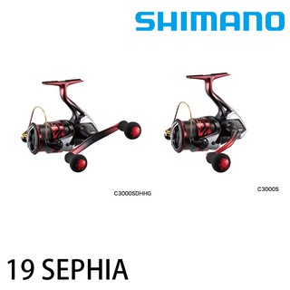 SHIMANO 19 SEPHIA SS C3000 軟絲捲線器 [漁拓釣具]