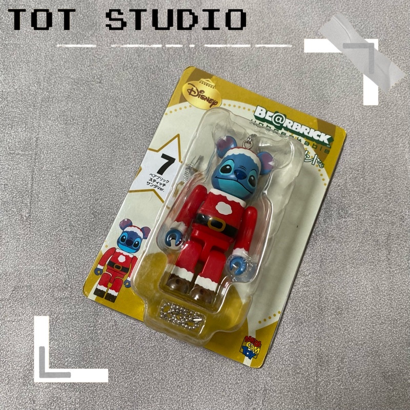 ‹ TOT.Studio › 庫柏力克熊 Be@rbrick 100% 一番賞 迪士尼 DISNEY 聖誕 史迪奇 吊飾