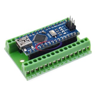 Nano V3.0 控制器端子適配器擴展板 NANO IO Shield Arduino AVR ATMEGA328P