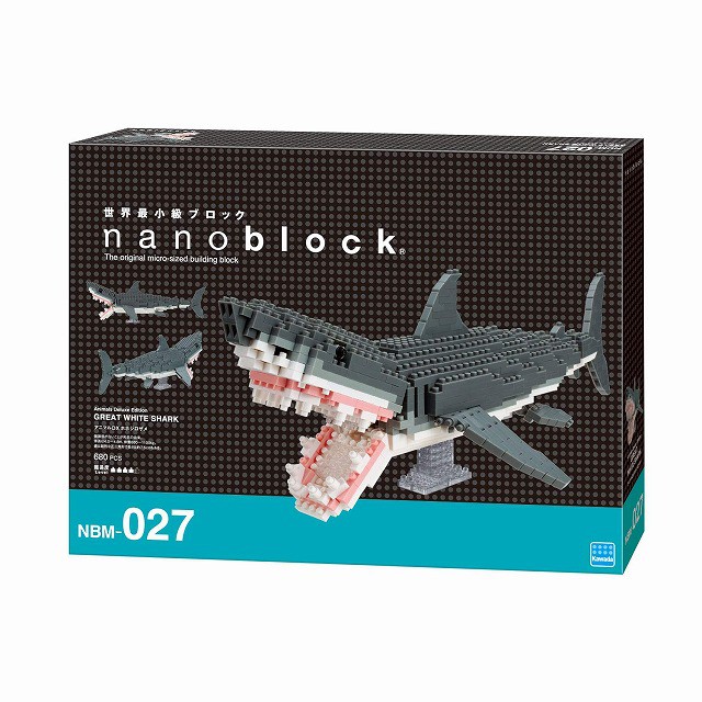 NanoBlock 迷你積木 - NBM 027 大白鯊 DX