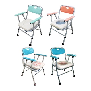 嬰兒棒 鋁合金摺疊馬桶椅FZK-4527附有蓋便盆 可收合馬桶椅 鋁合金便器椅 洗澡椅 洗澡馬桶椅ER4527 4523