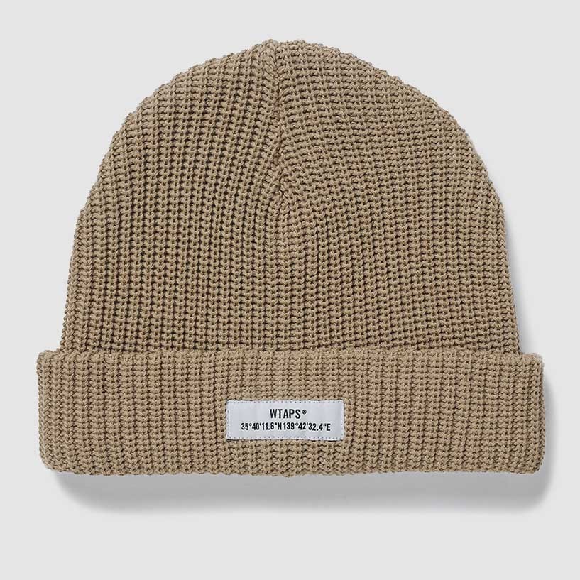 21aw wtaps beanie 02 ブラック ビーニー ニット帽 - ニットキャップ 