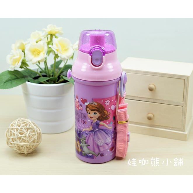【娃咖熊小舖】Disney迪士尼蘇菲亞公主直飲式兒童水壺/480ml(SP67083)
