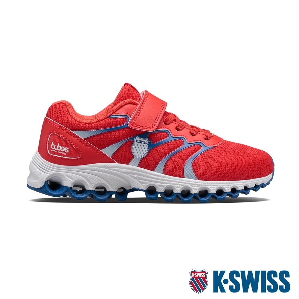 K-SWISS Tubes Comfort 200 Strap輕量訓練鞋-童-紅/藍