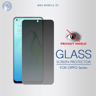 For OPPO Reno8 Reno7 6 Pro Privacy Anti-Spy GLASS Screen S