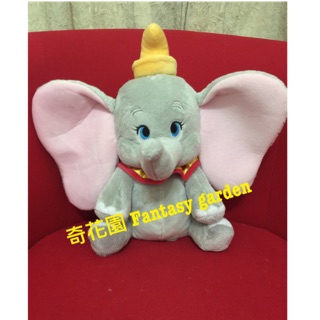 奇花園...香港迪士尼樂園可愛坐姿小飛象娃娃 Dumbo玩偶 生日/聖誕/情人節