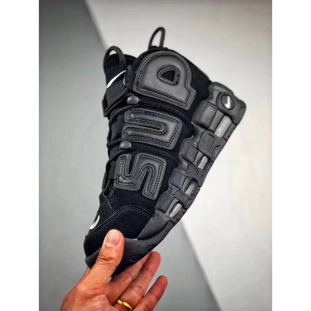 supreme nike uptempo black