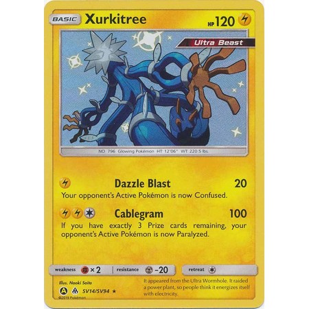 松梅桌遊舖 美版 SM11.5 SV14/SV94 Xurkitree 電樹木 色違 POKEMON PTCG
