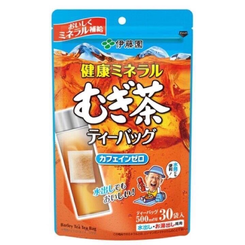 日本帶回 伊藤園  零咖啡因麥茶茶包 30袋入 無咖啡因 方便攜帶 沖泡飲 現貨