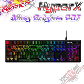 HyperX Alloy Origins 起源 PBT 機械式電競鍵盤 輕快紅軸/青綠軸 中文 PC PARTY
