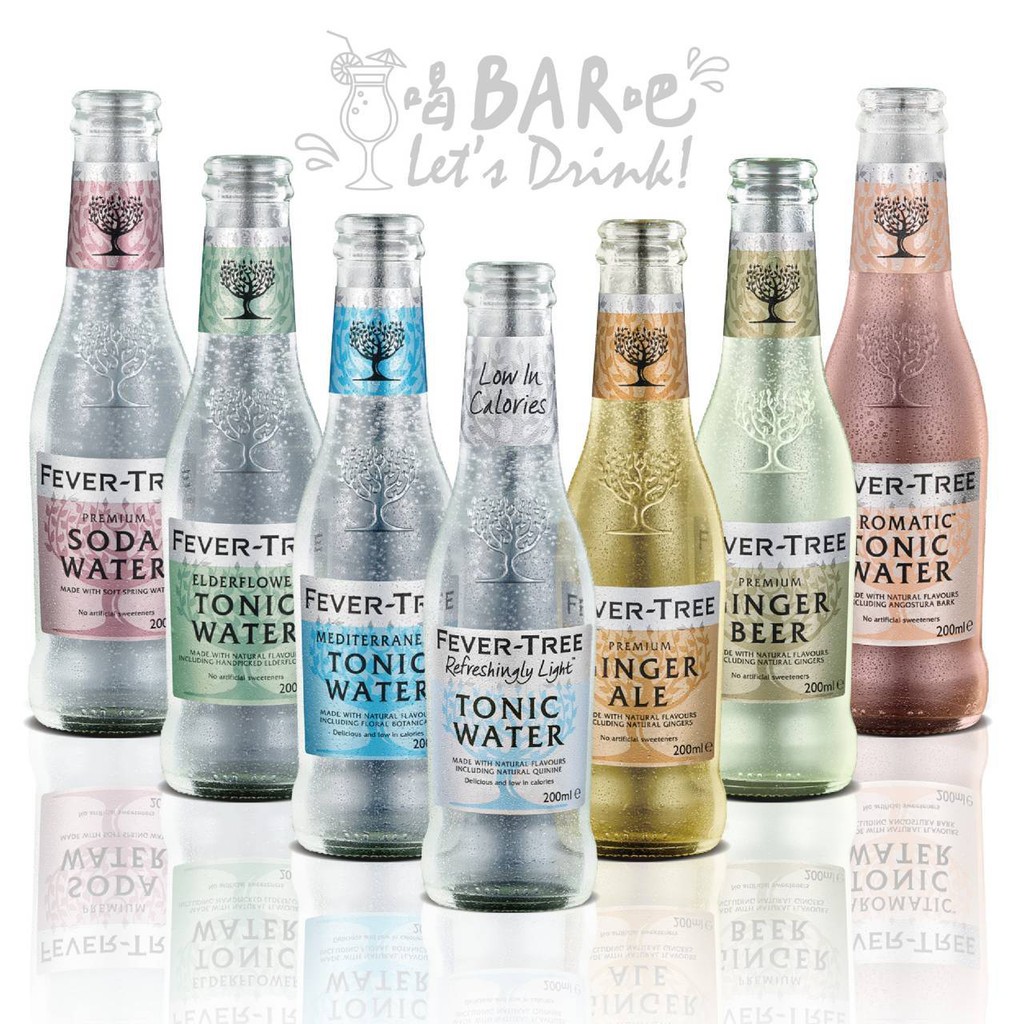 免運一箱 24瓶 Fever Tree Fevertree 芬味樹通寧蘇打薑汁薑汁啤酒汽水 蝦皮購物