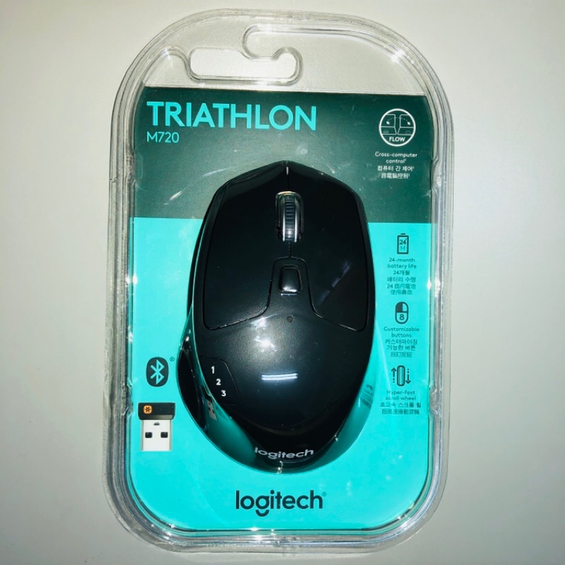Logitech 羅技 M720 Triathlon 多電腦滑鼠